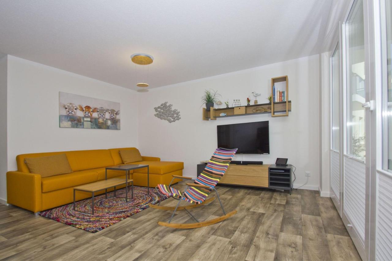 Mit Meerblick Und Terrasse, Gratis Nutzung Vom Ahoi Erlebnisbad Und Sauna In Sellin - Meeresblick Fewo 68 Goehren  Exterior photo