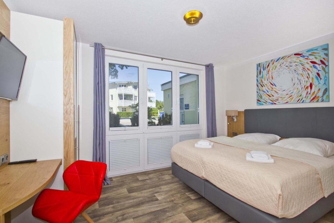 Mit Meerblick Und Terrasse, Gratis Nutzung Vom Ahoi Erlebnisbad Und Sauna In Sellin - Meeresblick Fewo 68 Goehren  Exterior photo