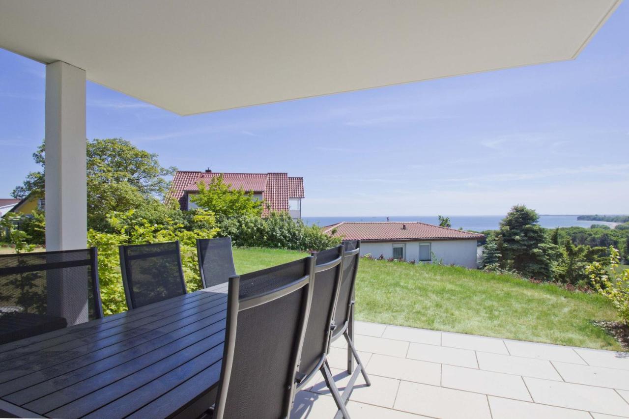 Mit Meerblick Und Terrasse, Gratis Nutzung Vom Ahoi Erlebnisbad Und Sauna In Sellin - Meeresblick Fewo 68 Goehren  Exterior photo